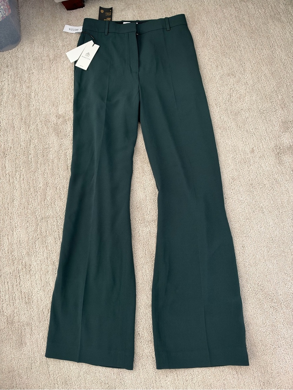 Aritzia Babaton Agency Pants in Scarab